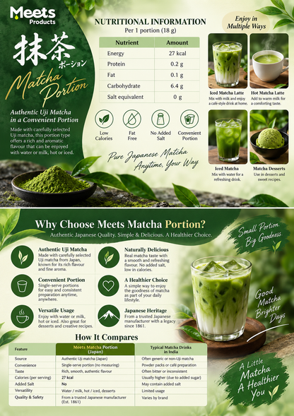 Meets Matcha Portion Cup | Authentic Japanese Matcha