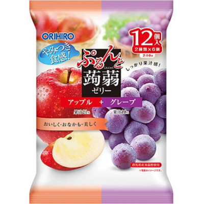 Orihiro Konjac Jelly | Apple and Grape flavour | Healthy Snack