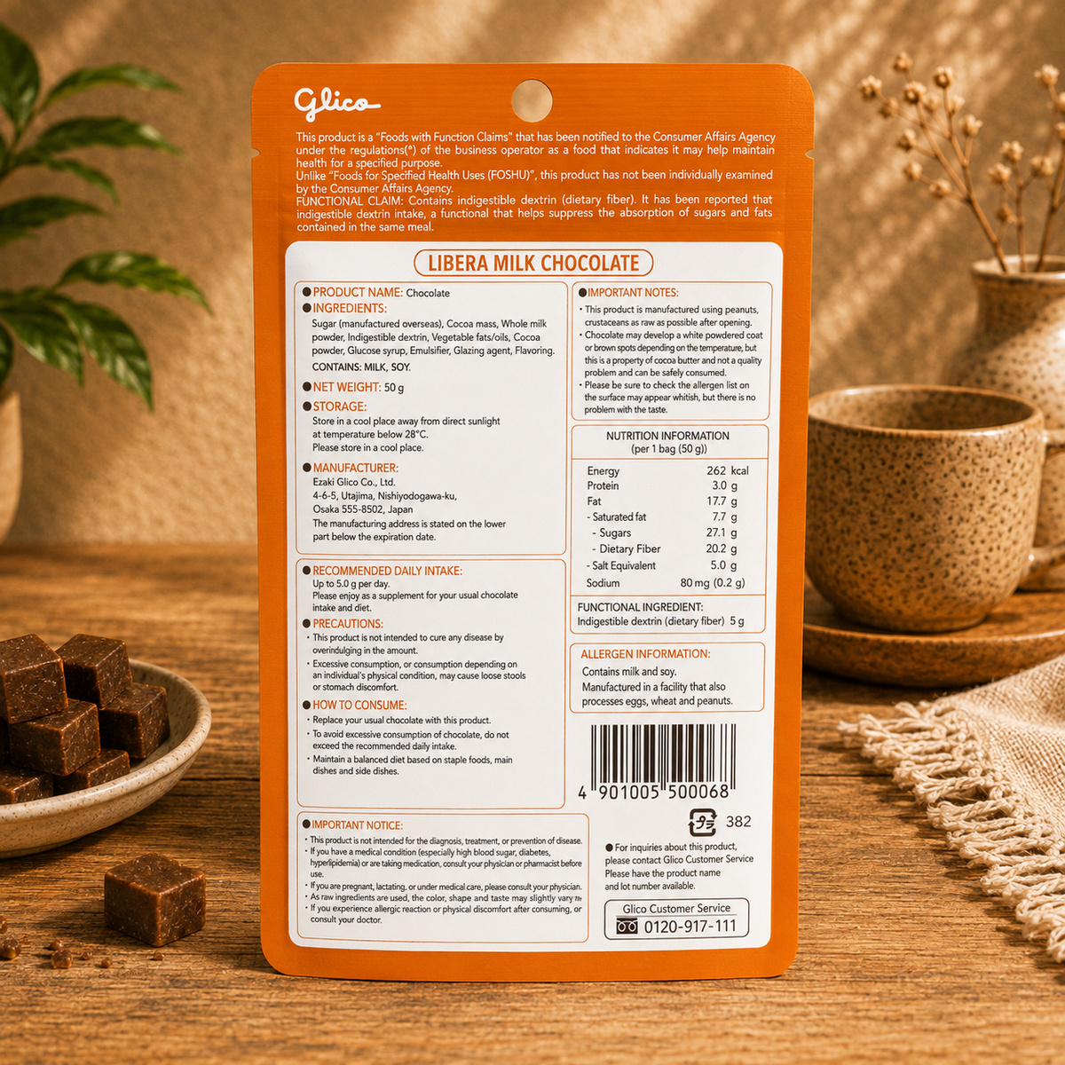 Glico LIBERA Chocolate | Chocolate for Gut- health