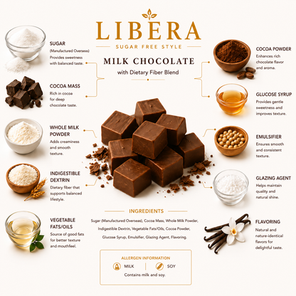 Glico LIBERA Chocolate | Chocolate for Gut- health